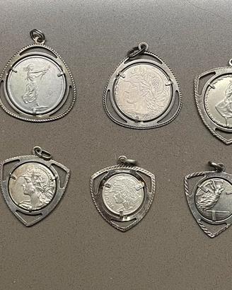 👑 medaglie in argento un pezzo di Storia