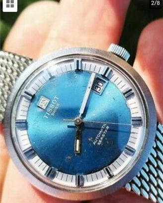 TISSOT SEASTAR AUTOMATIC BRACCIALATO DIAL BLU