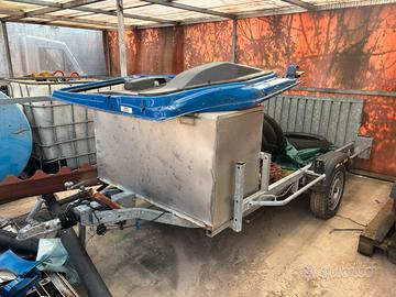 CARRELLO RIMORCHIO TRASPORTO MOTO ELLEBI