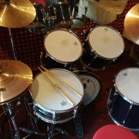 batteria Tama rockstar + piatti + pedale ironcobra