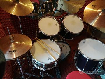 batteria Tama rockstar + piatti + pedale ironcobra