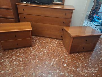 cassettieria +2 comodini 