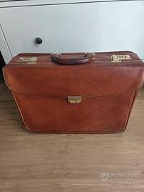 Cartella portadocumenti in vera pelle