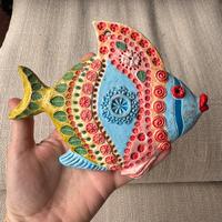 Pesce tropicale ceramica artistica  spagnola