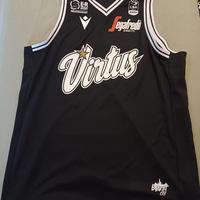 Canotta Virtus Bologna maglia basket Macron