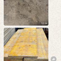 Pannelli carpenteria gialli