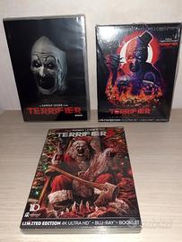 "Terrifier" saga completa Dvd blu ray 4k