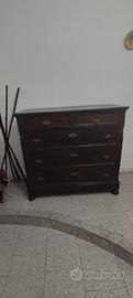 Comò Antico in Legno noce Fine '800 / Primi 900