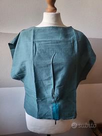 Emporio Armani blusa top tg.M verde