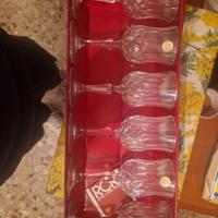 Elegante Set 6 Calici Vino in Cristallo RCR "Opera