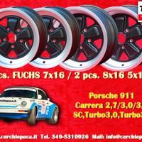Set cerchi 7x16 +8x16 Porsche 911 Carrera SC Turbo