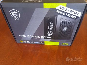 alimentatore MSI MAG A750GL PCIE5 NON TESTATO