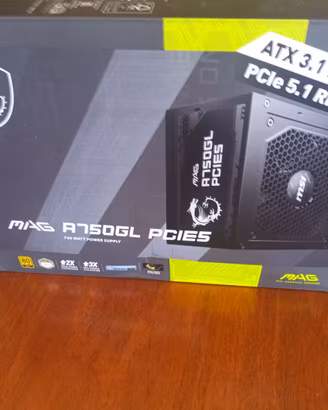 alimentatore MSI MAG A750GL PCIE5 NON TESTATO