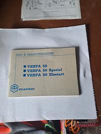 Libretto uso manutenzione vespa 