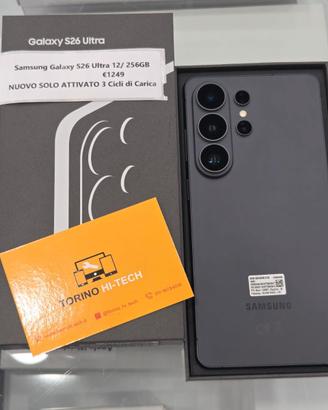 Samsung Galaxy S26 Ultra 12/ 256GB - NUOVO 3 CICLI