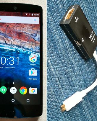 Google Nexus 5 - 16 Gb + adattatore HDMI
