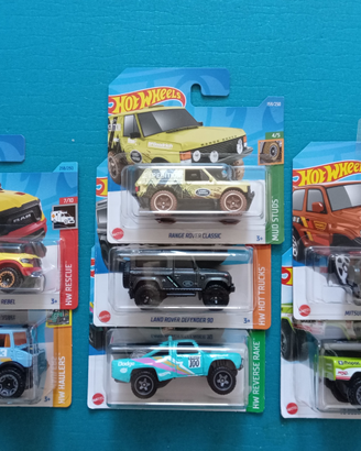 HOT WHEELS - Range Rover Dodge Mitsubishi