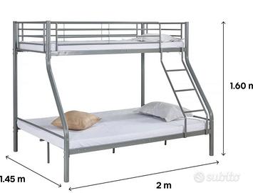 LETTO CASTELLO  3 POSTI/CONSEGNA 