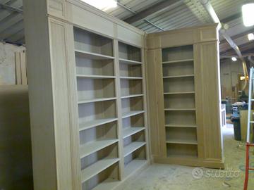 Grande libreria in rovere