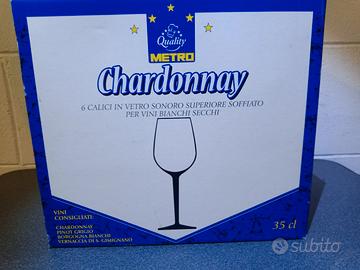 set 6 bicchieri vino Chardonnay - Metro 