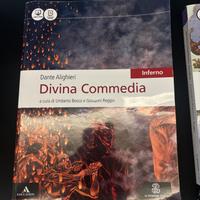 Libro Divina Commedia Inferno scolastico Mondadori