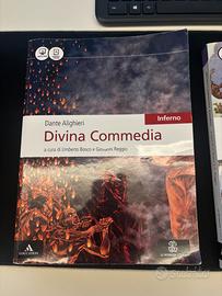 Libro Divina Commedia Inferno scolastico Mondadori