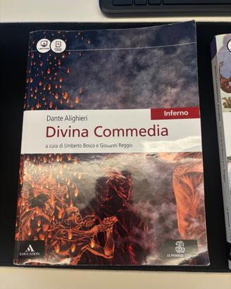 Libro Divina Commedia Inferno scolastico Mondadori