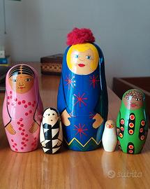 Matrioska russa Jutanas Maria Vinka da collezione 