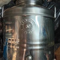 botte acciaio inox 30L