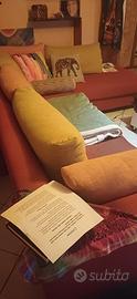 GRANDE DIVANO AD ANGOLO LETTO SINGOLO