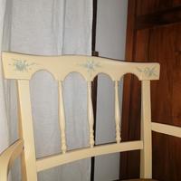 Coppia di poltroncine legno stile veneziano