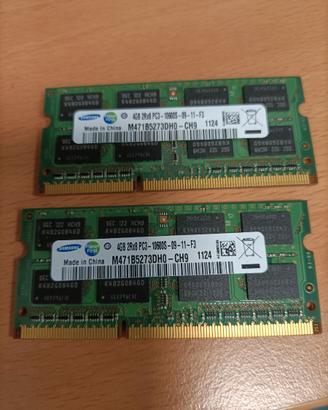 RAM PC3 Kit 8 gb