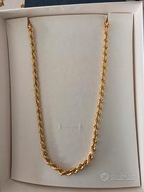 Collana Corda Oro 18K 750