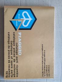 CATALOGO PIAGGIO 1978 VESPA 50,90,125 PRIMAVERA