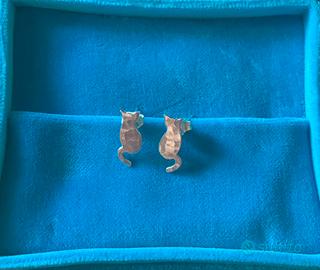 Orecchini gattini argento 925