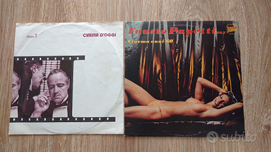 Due dischi in vinile 33 giri cinema