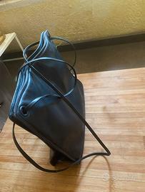 Bottega Veneta vintage, blu, morbidissima