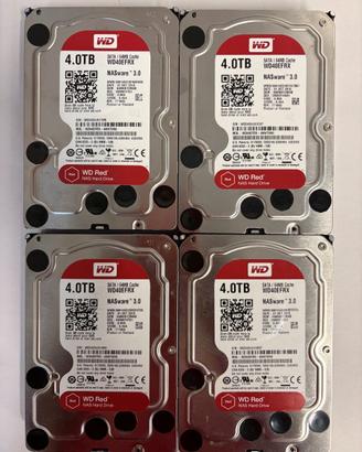 4x HDD WD Red 4TB