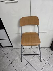 Sgabello alto pieghevole