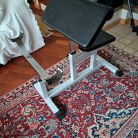 panca scott per bicipiti 