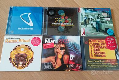 Lotto n. 10 CD (6 compilation) House Electro Deep
