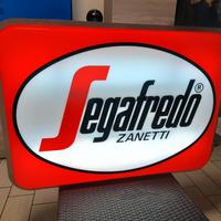 insegna bifacciale caffè Segafredo vintage 