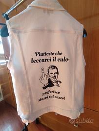 smanicato con stampa 