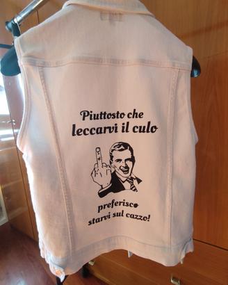 smanicato con stampa 