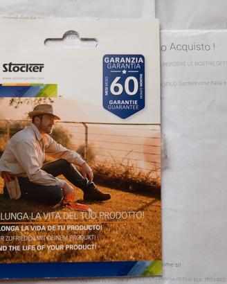 garanzia da attivare per utensili agricoli 