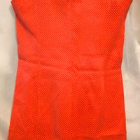 Vestito rosso medio corto, 48% cottone