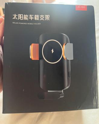 Supporto Auto Solare con Ricarica Wireless