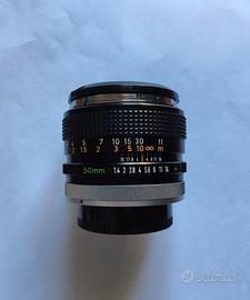 Canon FD 50mm F/1.4 "Chrome Nose"