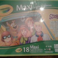 CONFEZIONE CRAYOLA MAXI PAGINE DA COLORARE SCOOBY