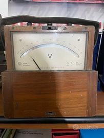 VOLTMETRO PORTATILE ANNI 60